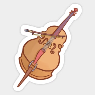 Cello Sticker